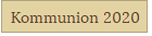 Kommunion 2020